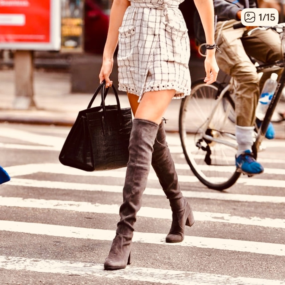 Steve Madden Faux Suede Over Knee Boots